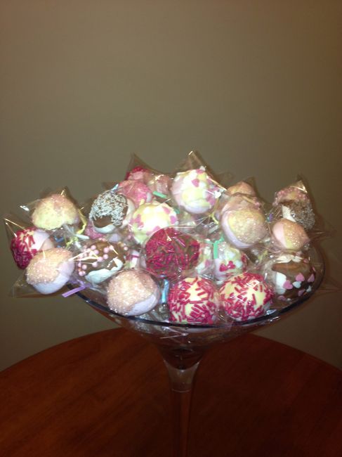 Candy bar - choc dipped marshmallows