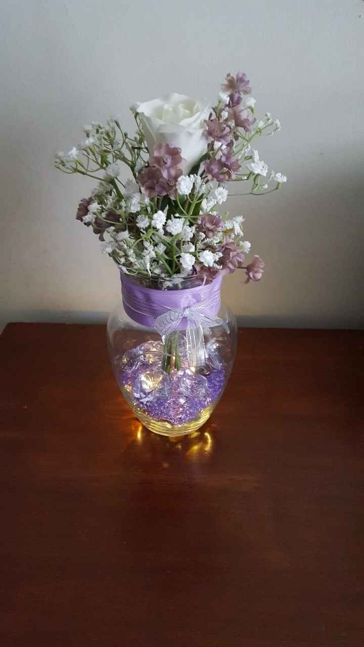 My DIY centerpieces