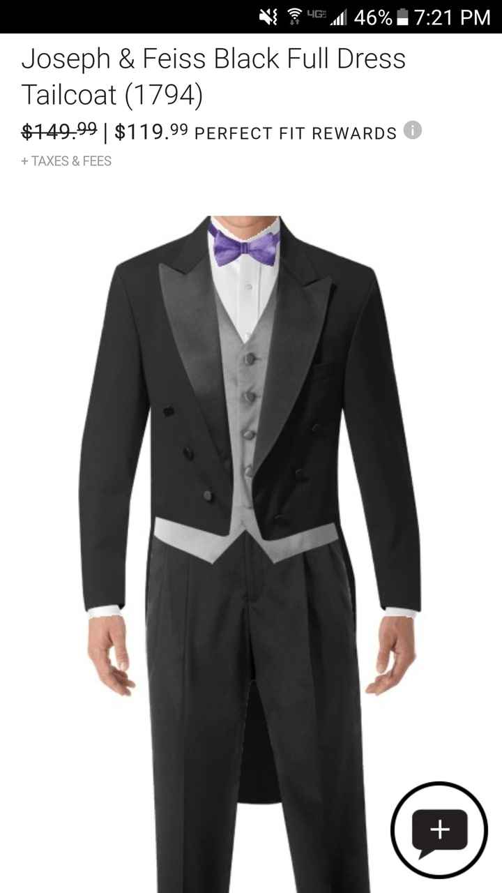 Finally made a decision! Now tuxes?