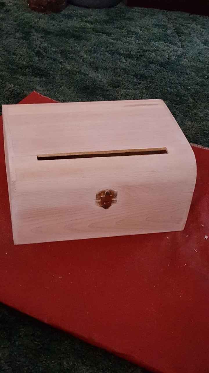 My card box in progress