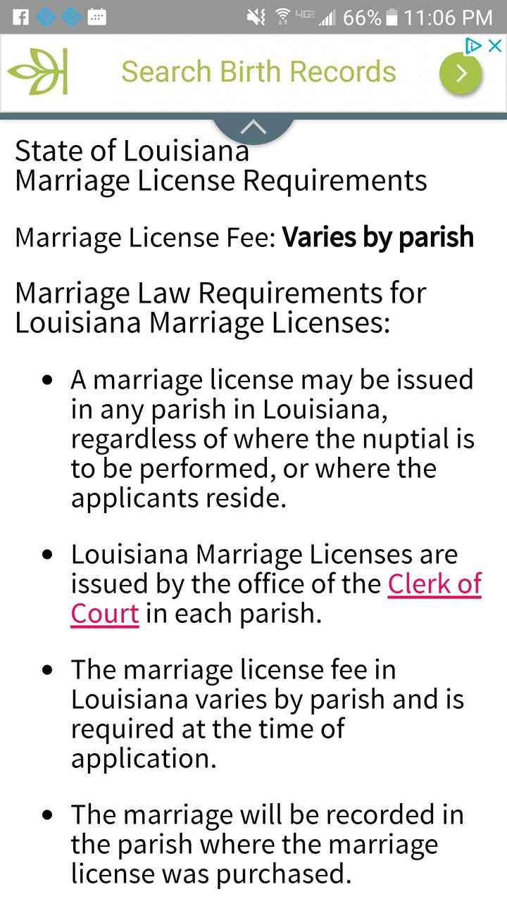 Marriage License - 1