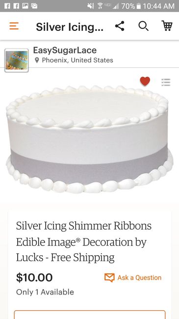 Which Cake Option - Outside Vendor or Personal Reference? - 2
