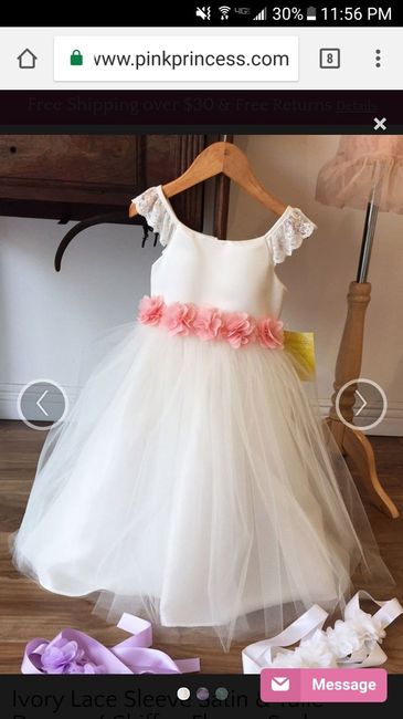 Flower girl dress - 1