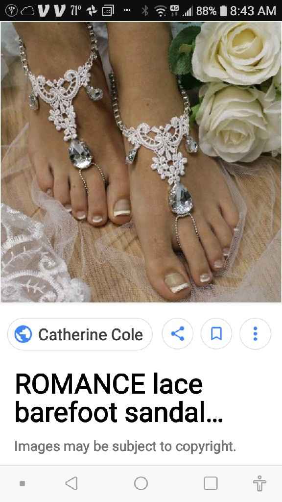 Beach wedding, to go barefoot or not? - 2