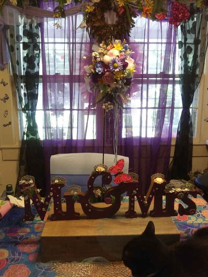 Kissing ball mock up. - 1