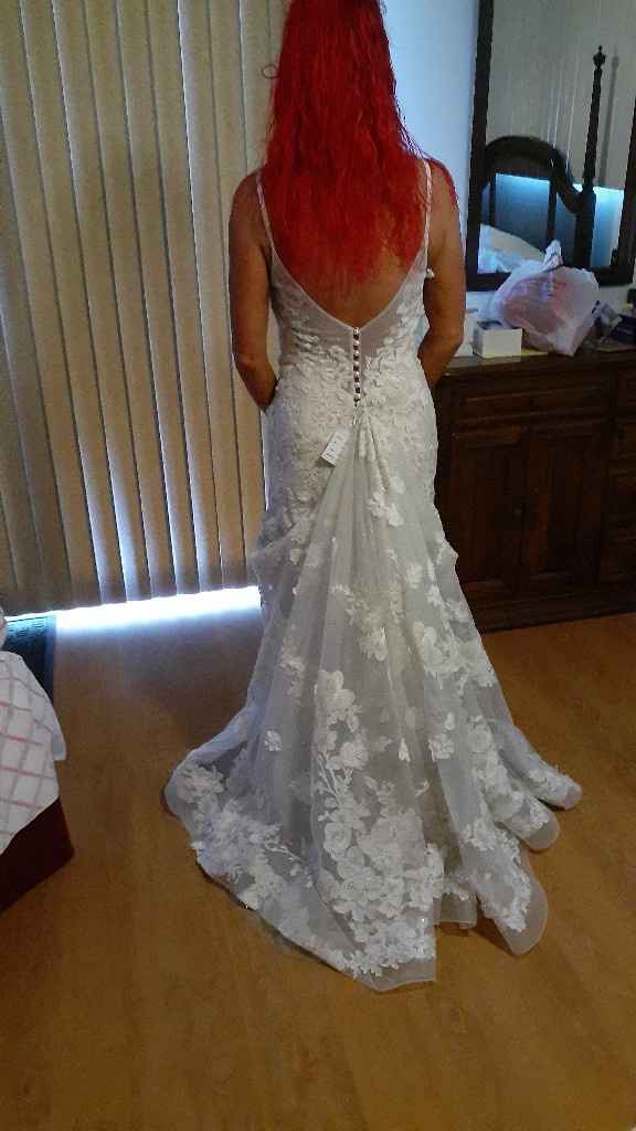 30 days! tried on my dress after alterations:) - 1