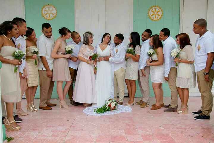 First wedding picture