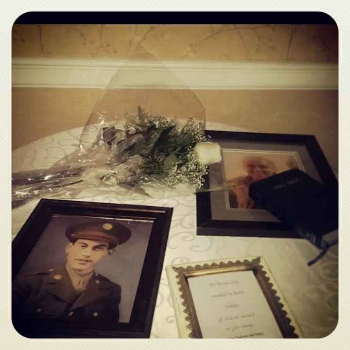 Reserved Chairs for deceased in-laws