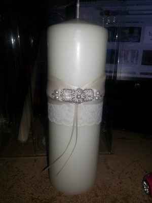 my unity candle came today...