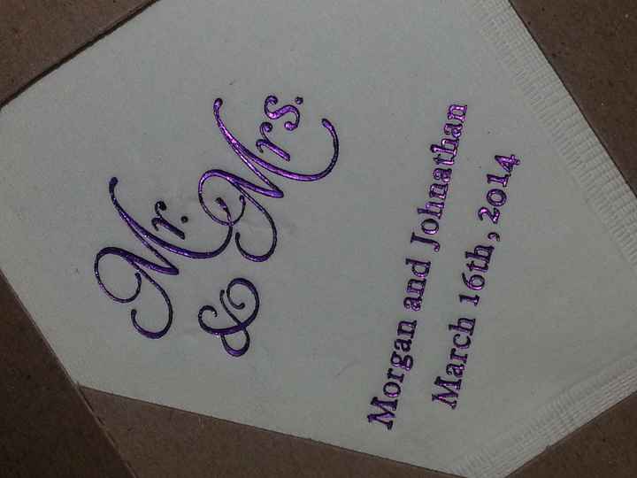 my knot napkins! :( **UPDATE**