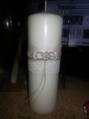 my unity candle came today...
