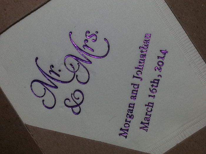 my knot napkins! :( **UPDATE**