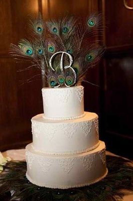 Tasteful Peacock Wedding Cake...HELP!