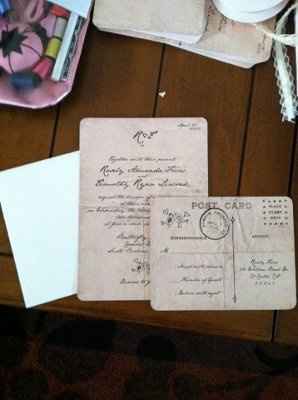 My semi DIY Invites *Pics*