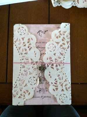 My semi DIY Invites *Pics*