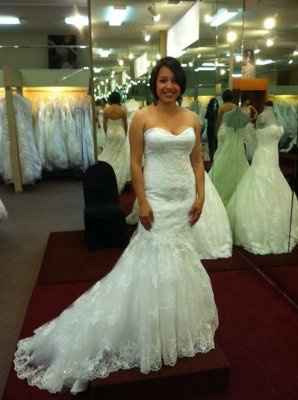 Final Fitting and Brought my Dress home :) Pics*