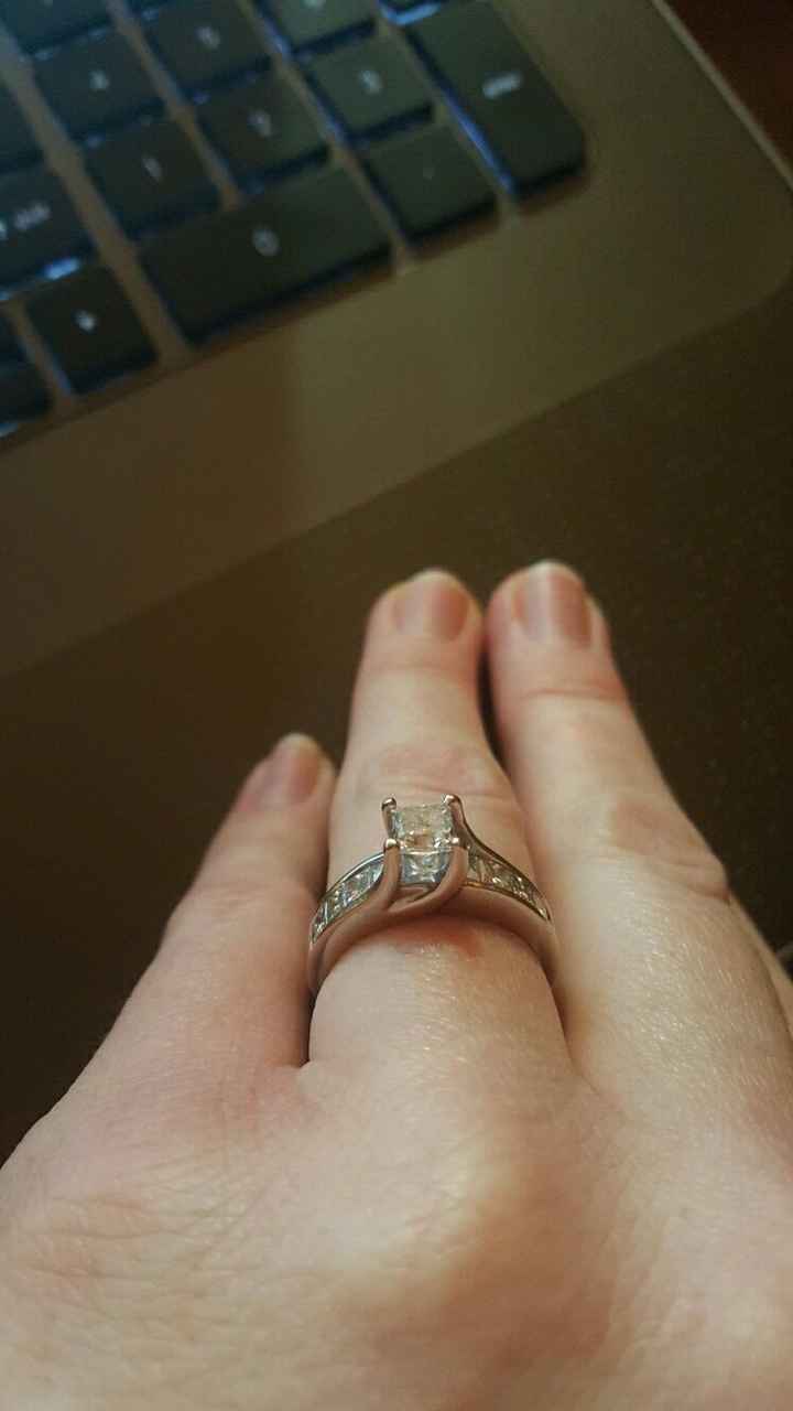 Can't stop staring at my ring...