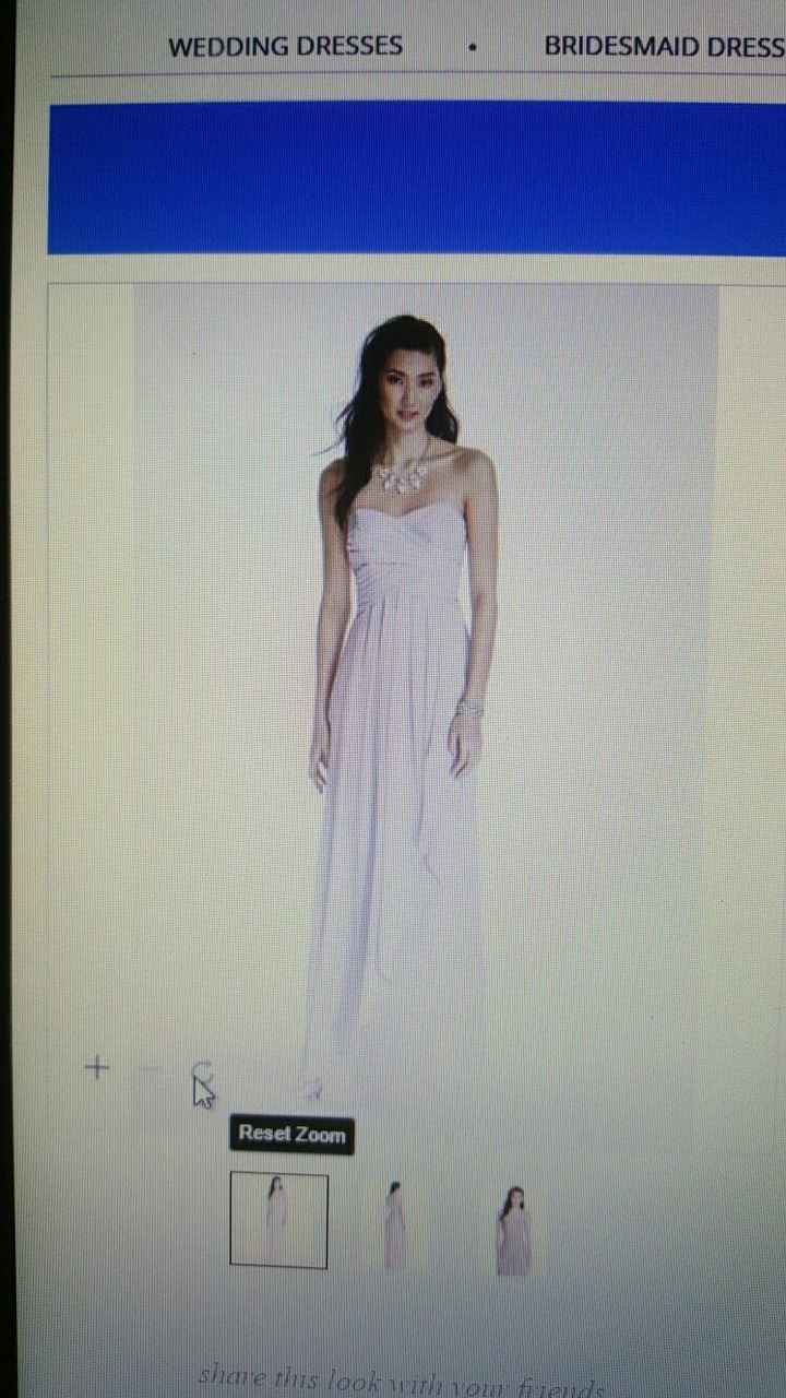 Bridesmaid dresses