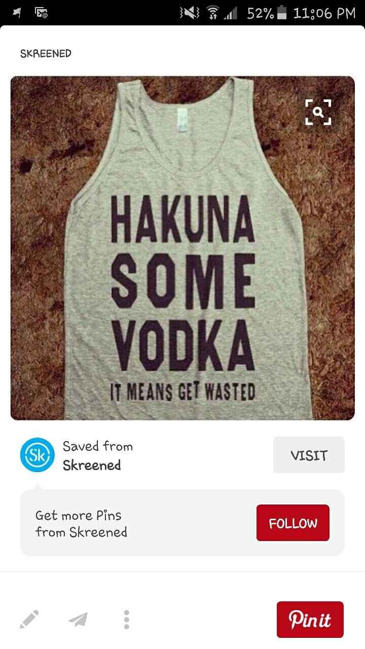 I will drink you under the table...
