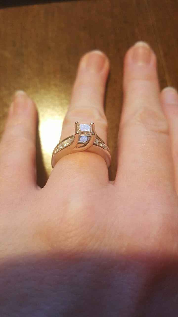 Engagement ring/wedding ring