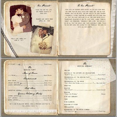 My Wedding Programs In Progress *Pics*