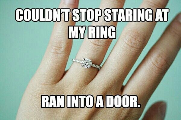 Can't stop staring at my ring...