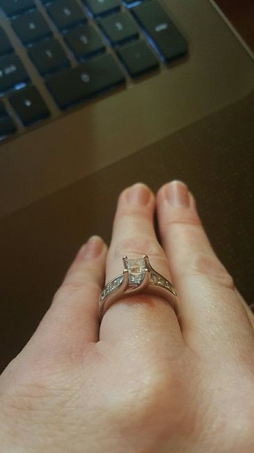 Can't stop staring at my ring...