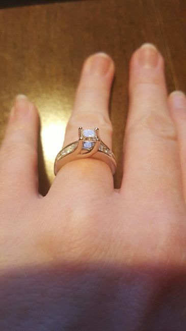 Engagement ring/wedding ring