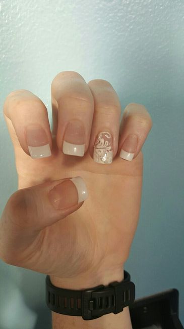 Let's see those wedding nails?