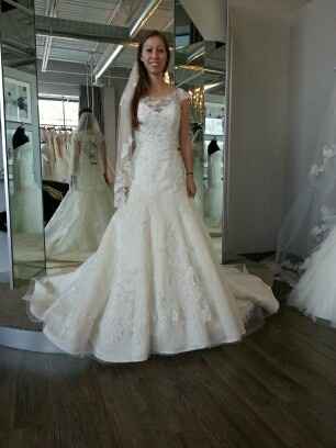 I said yes to the dress!