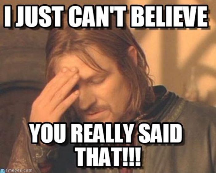That moment when... there will be no booze