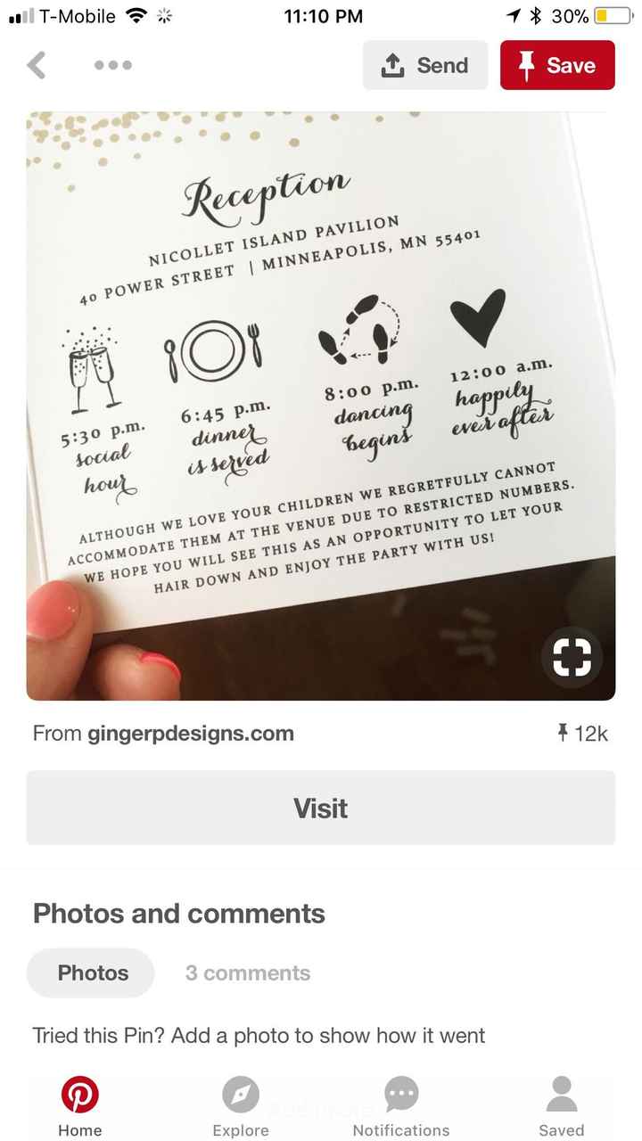 Invitation wording - 1