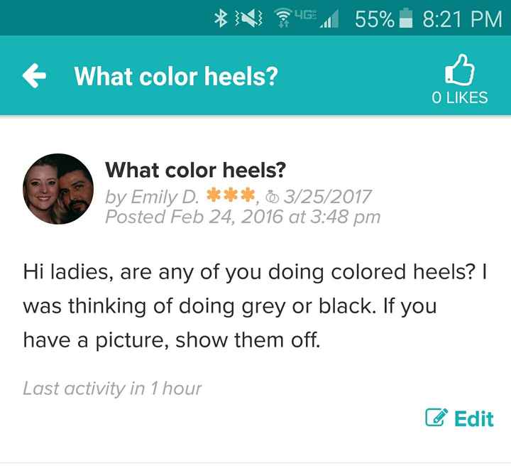 What color heels?