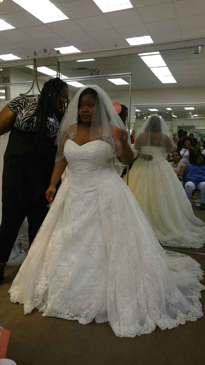 Forgot to post...I said YES to my dress!