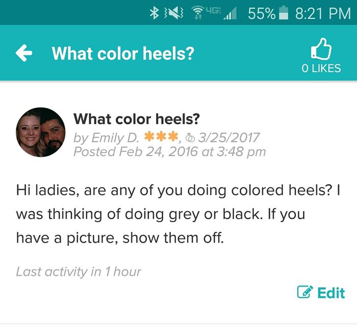 What color heels?