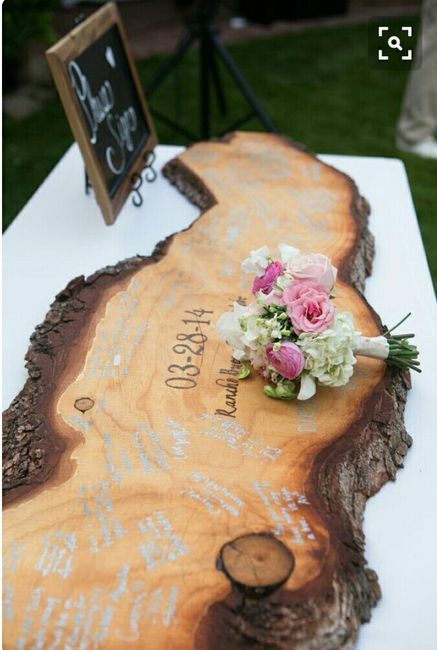 Show me your non traditional guest book! Or your inspiration!