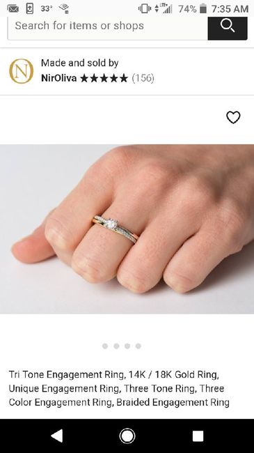 Etsy wedding rings - 1