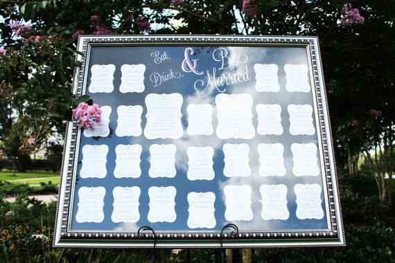 Cute ideas to show guests what table they are assigned to
