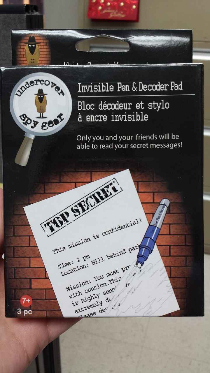 Invisible ink pen update