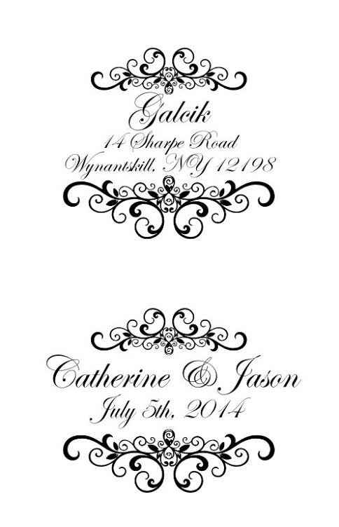 Return Address Stamps