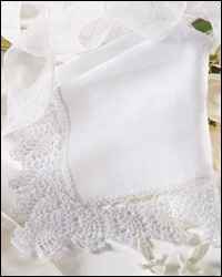 My first DIY project...Bride's Hankie