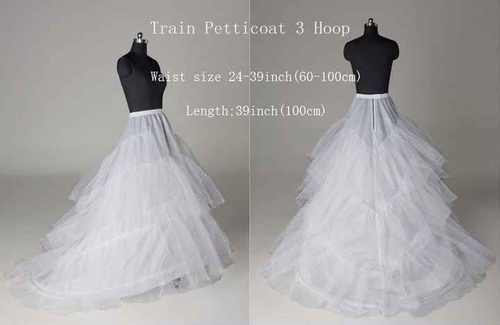 Petticoat for dress.