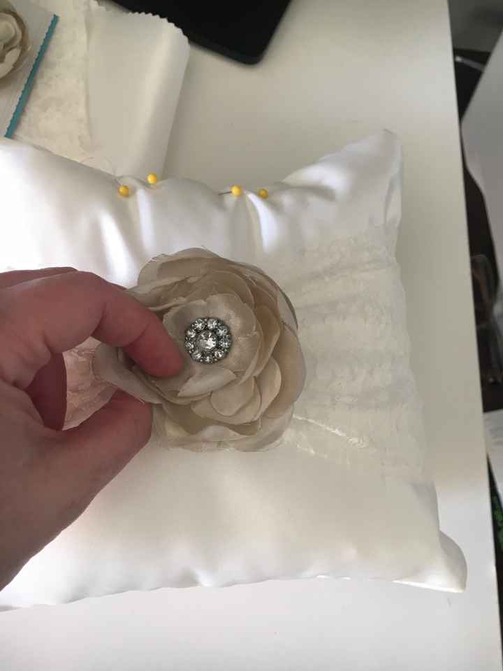 Help, what is your ring bearer carrying down the aisle?