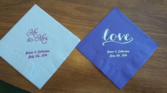 Received my napkins today!!