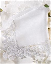 My first DIY project...Bride's Hankie