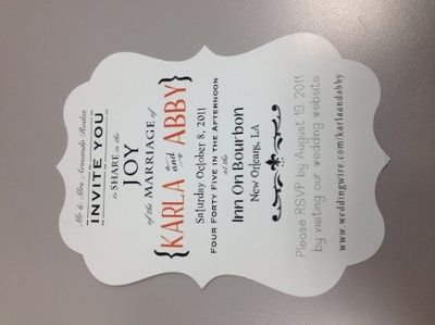 Invitation style - please help!