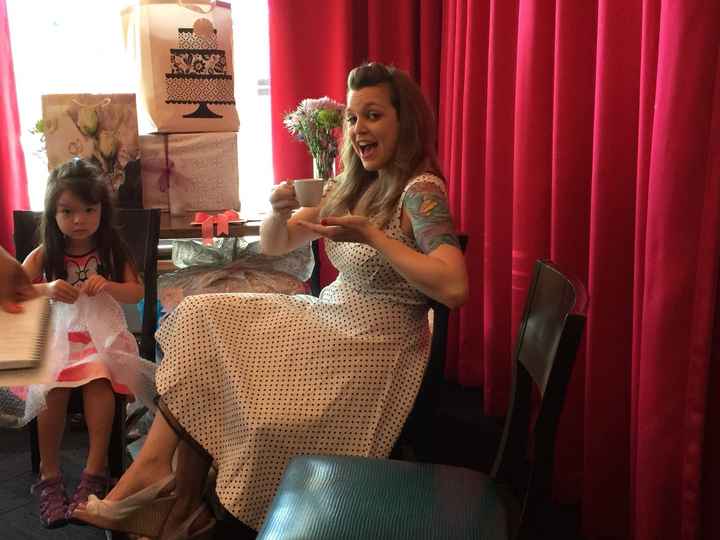 Show me your Bridal Shower dresses!