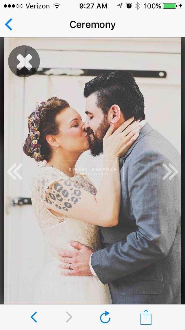 Did you talk about ‘the kiss’?