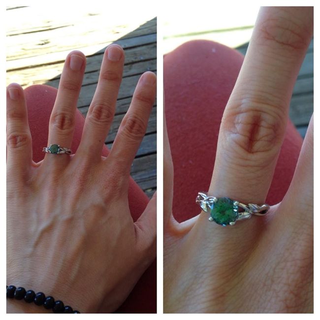 SPINOFF: Whether you like your engagement ring or not, let's see them!