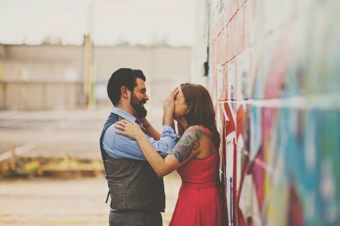 Weird photos-wedding engagement or personal